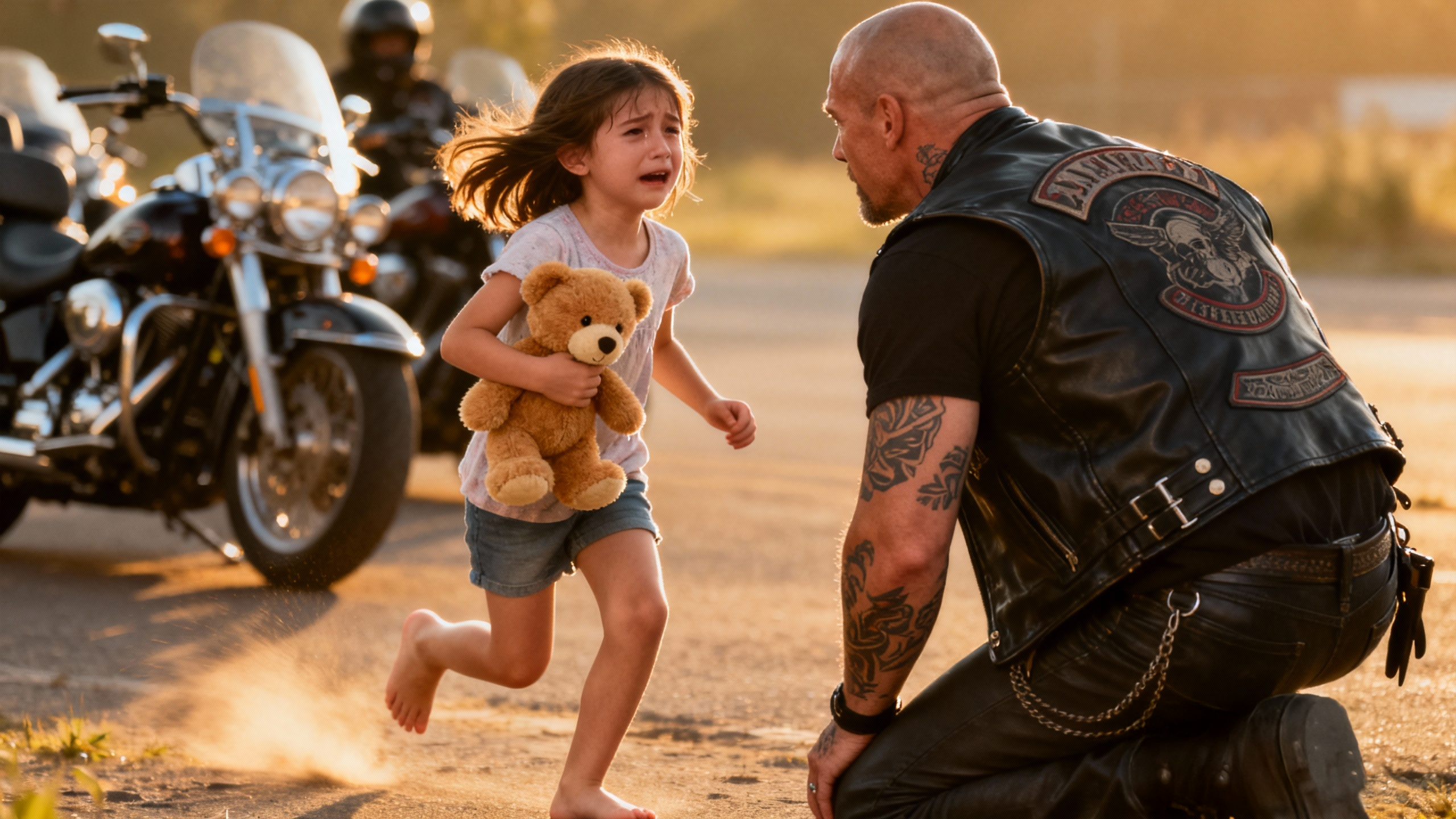 Little Girl Runs to Bikers for Help What Happened Next Shocked Everyone