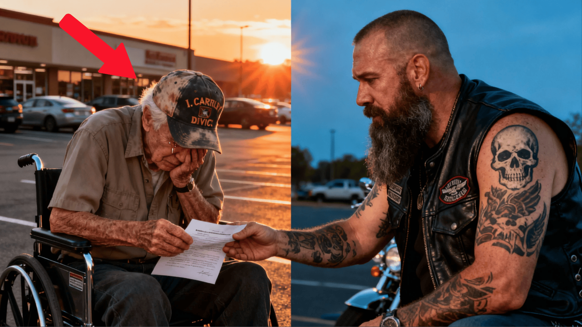 Veteran Cries In Parking Lot | What These Hells Angels Bikers Do Next Changes Everything