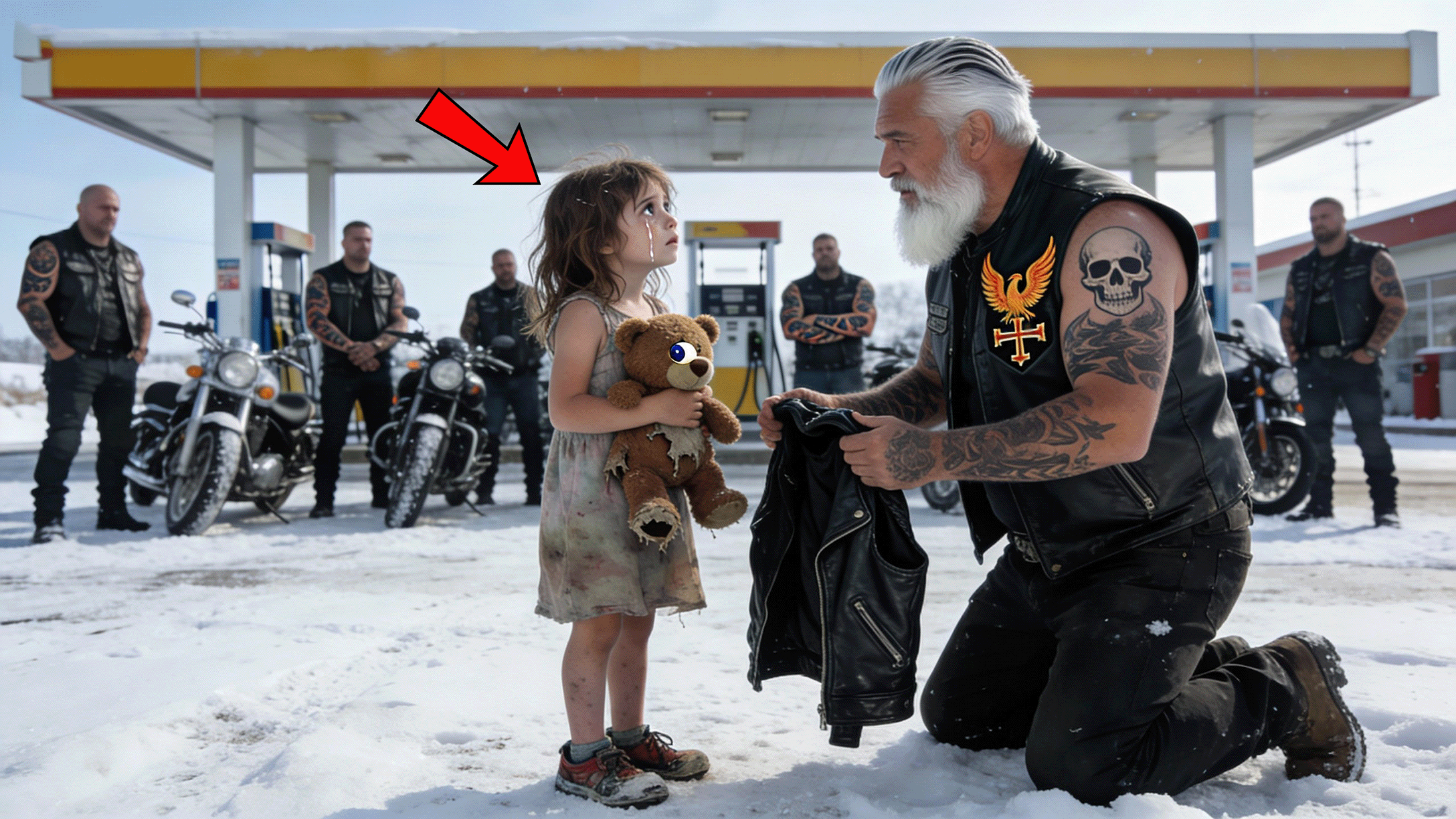 Homeless Girl Took a Beating to Save a Biker — Then 500 Hells Angels Showed Up