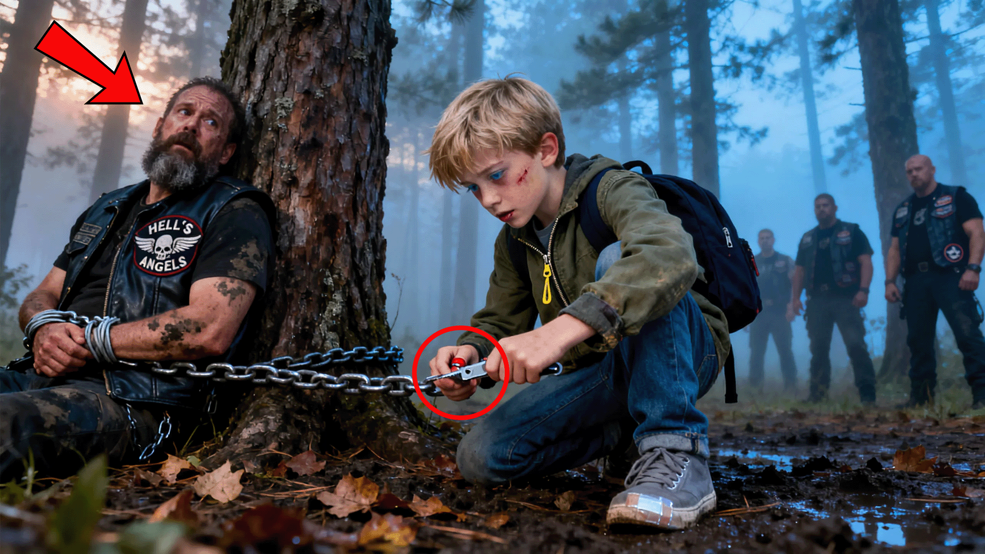 An 11-Year-Old Cut a Chain in the Woods — What 1,000 Hell’s Angels Did Next Is Unbelievable